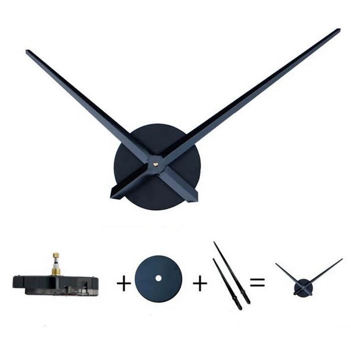 Mécanisme pour horloge murale silencieux en métal argenté