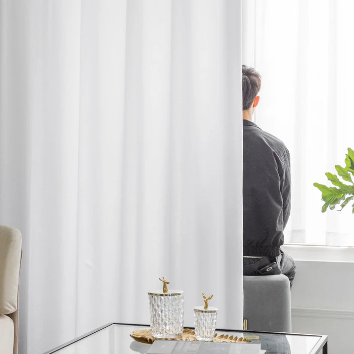 Luxury White Sheer Curtains for Interior Decoration - Indoor Shade
