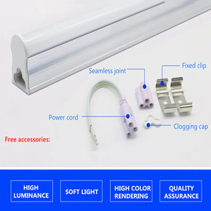 Néon LED 60 cm blanc chaud mural salon