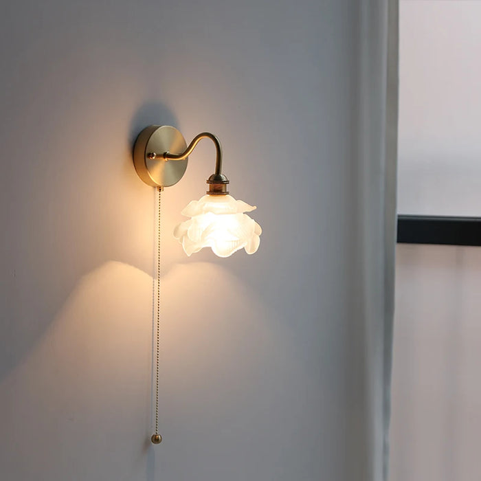 Applique murale LED verre cuivre design nordique Ombre Interieur