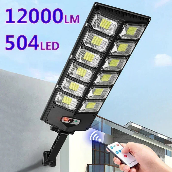 Lampe solaire 504 LED détecteur mouvement jardin