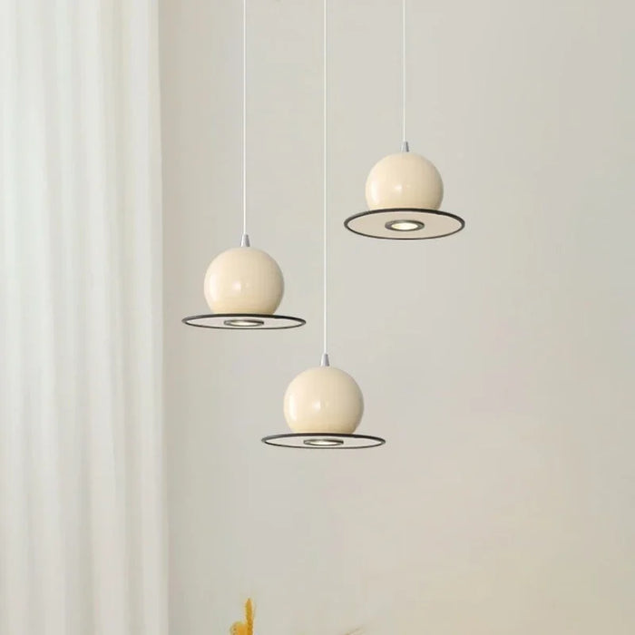Lampe suspendue design italien crème