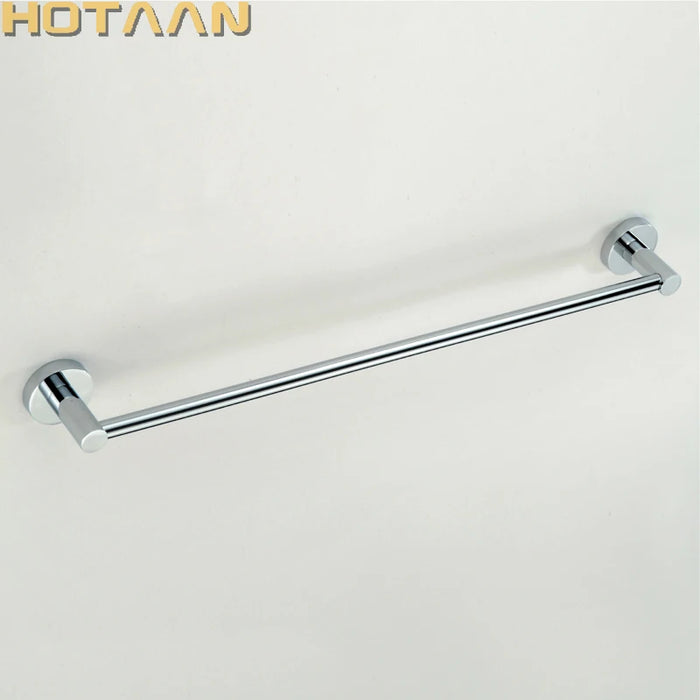 Porte-serviettes mural en acier inoxydable 304, finition chrome, vue de face