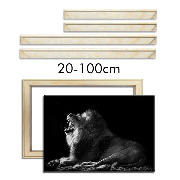 Cadre photo 40x50 en bois bleu marine