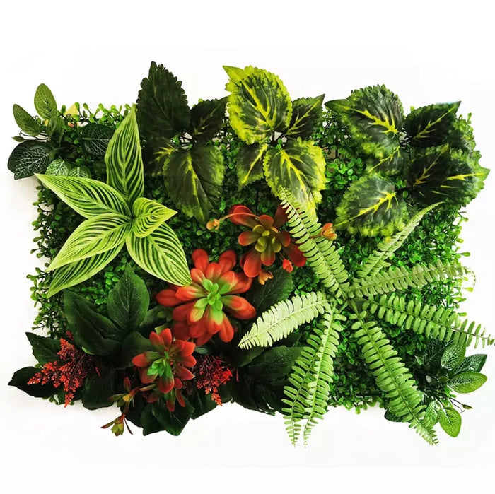 Panneau mural herbe artificielle vert 40x60cm