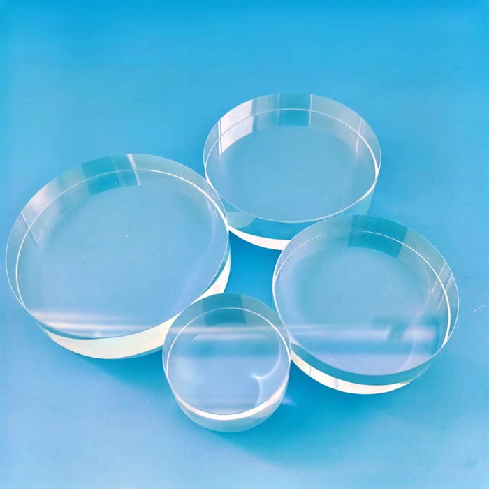 Presse-papier cylindre cristal clair transparent