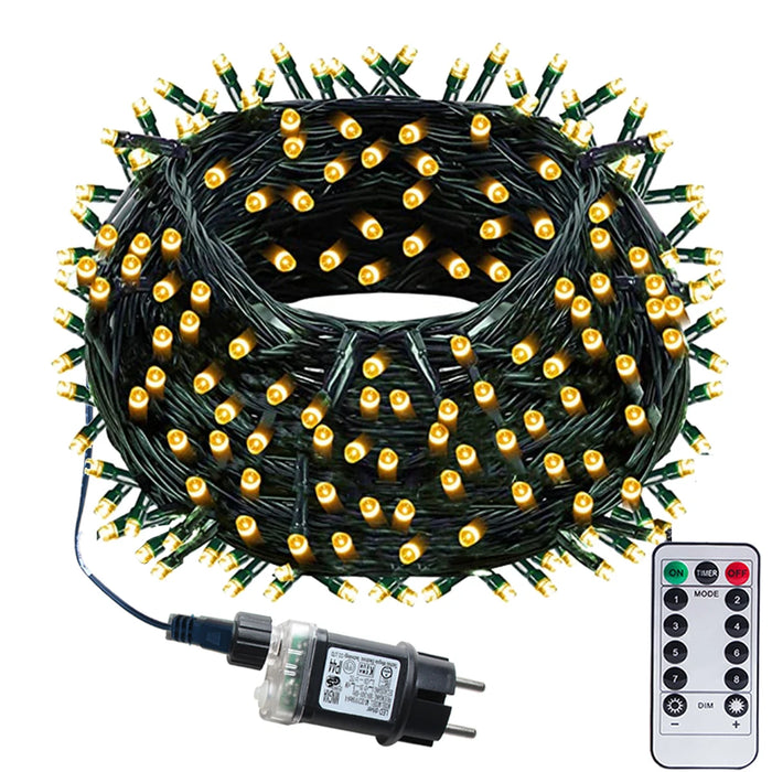 Guirlande lumineuse LED extérieur 10m 100 LED bleu