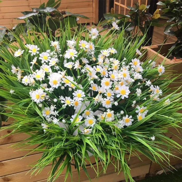 Bouquet de marguerites artificielles résistantes aux UV
