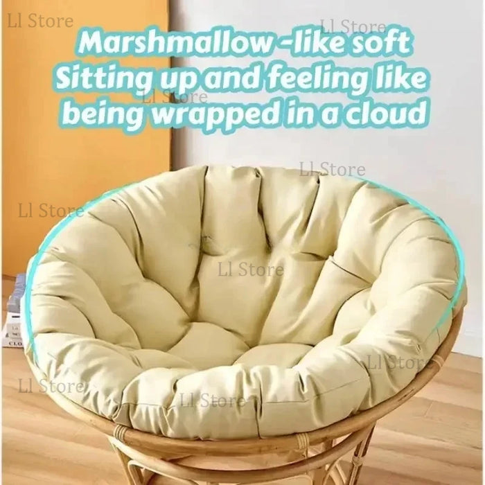 Coussin rond pour fauteuil suspendu en rotin - Ombre Interieur