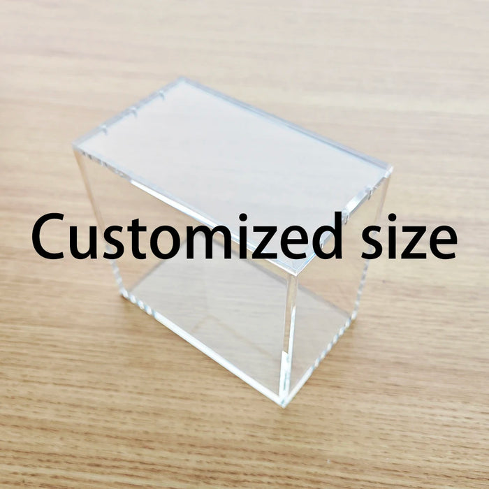 Lot de 6 boîtes de rangement transparentes en plastique PS - Vue d'ensemble