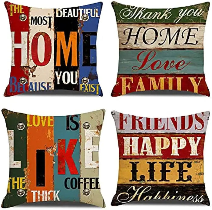 Housse de coussin carrée 50x50 cm pour salon de jardin