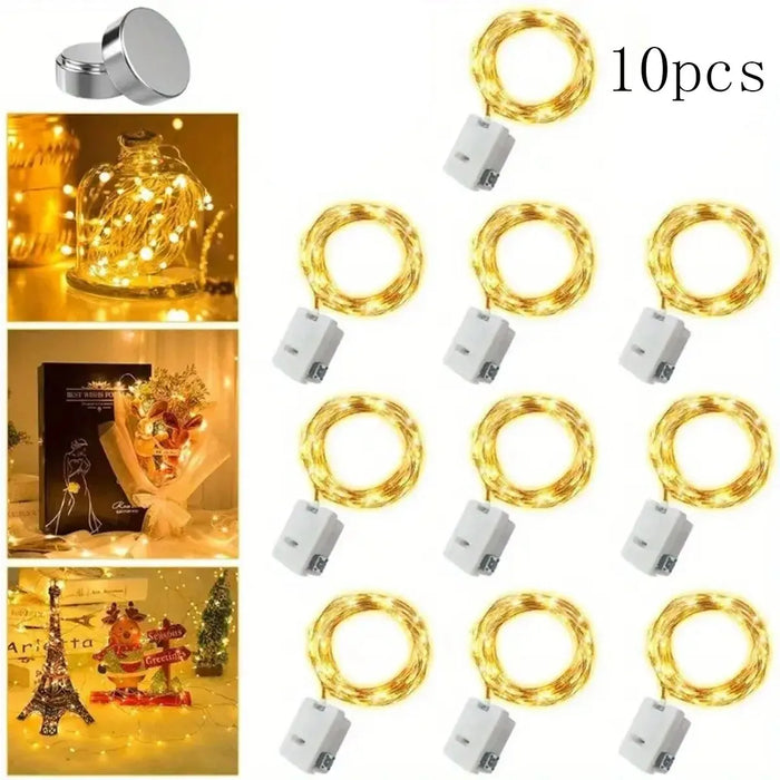 Guirlande lumineuse LED colorée 62 lumières dégradées suspendue dans un salon