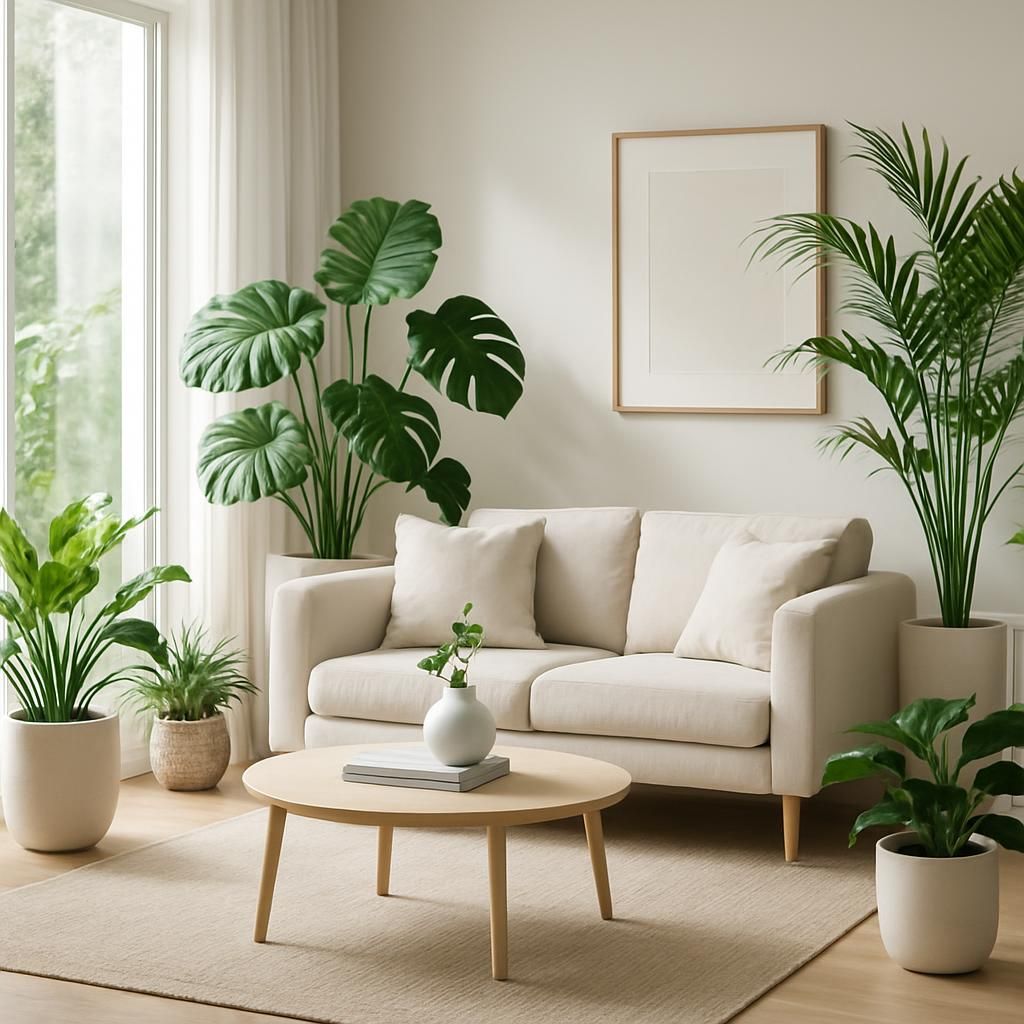 Plantes vertes pour une décoration d'intérieur naturelle et apaisante