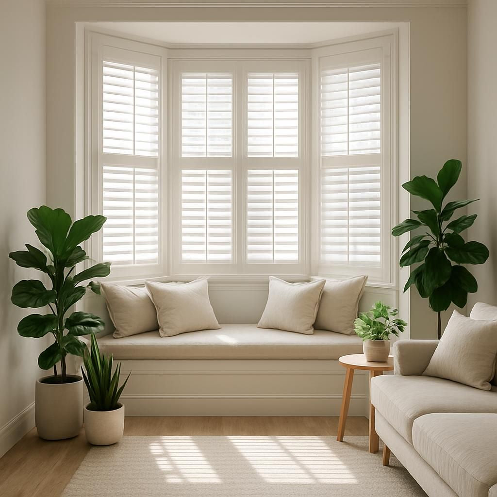 Décoration de baie vitrée pour un intérieur lumineux et élégant