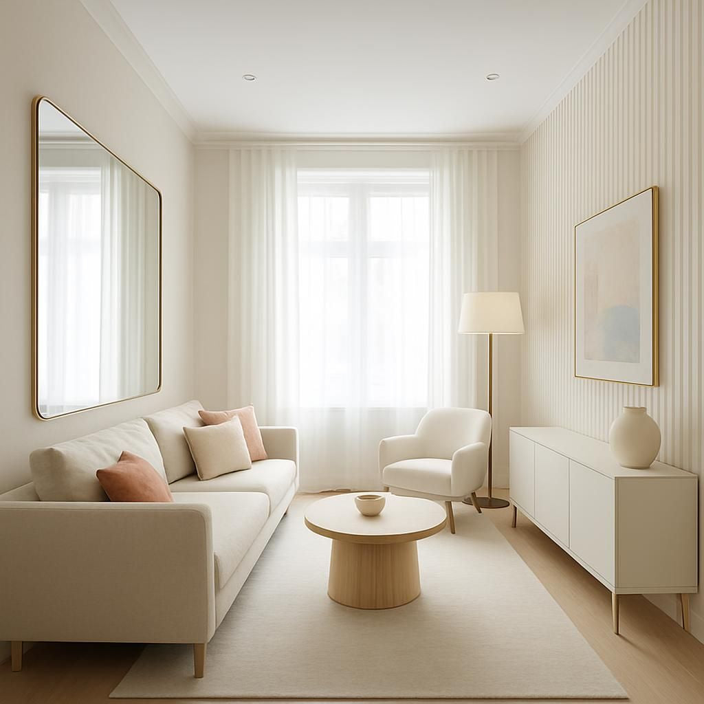 Agrandir une pièce étroite avec des astuces de décoration d'intérieur