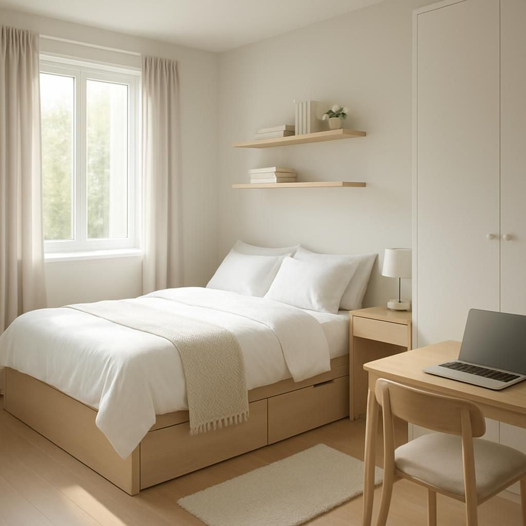 Rangement optimisé pour une petite chambre, astuces décoration et gain de place