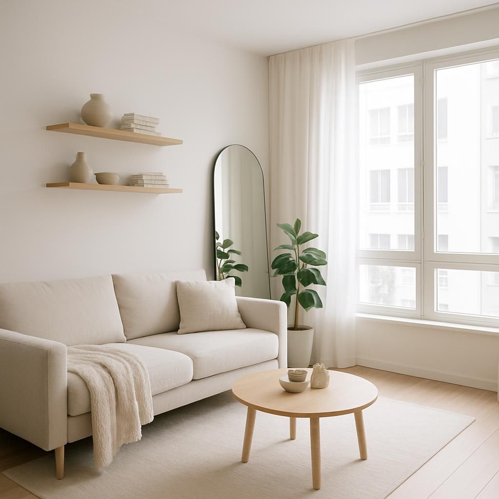 Décoration d'un petit appartement avec astuces d'aménagement et rangements optimisés