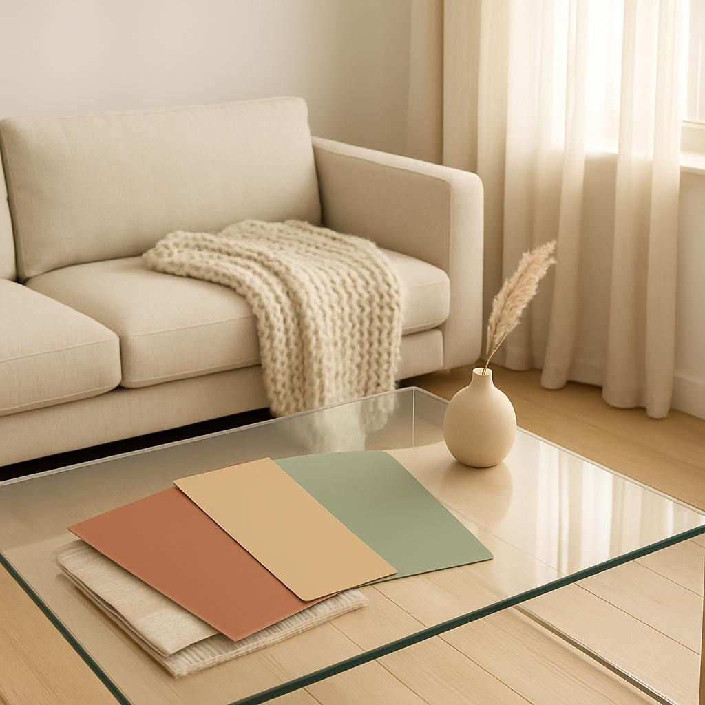 Palette de couleurs harmonieuses pour une décoration d'intérieur réussie