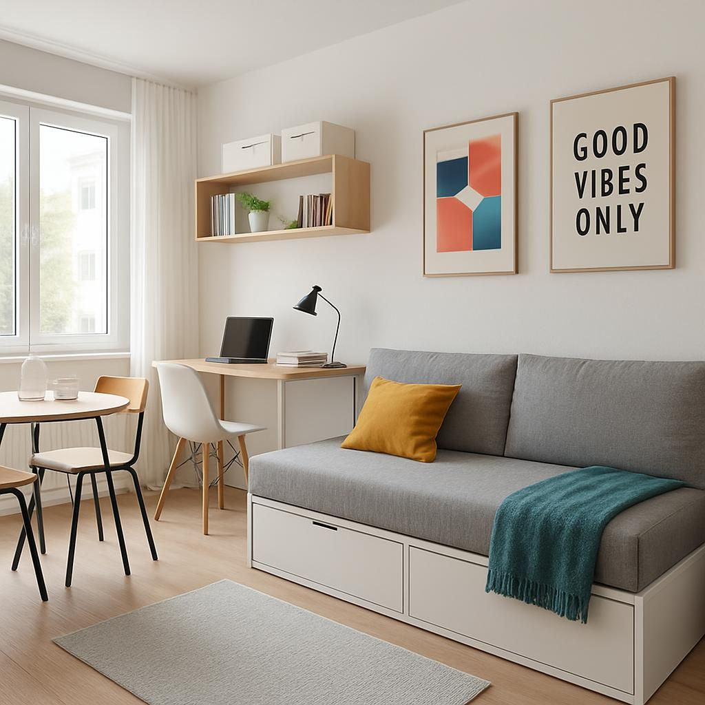 Aménagement d'un appartement étudiant : astuces déco et rangement