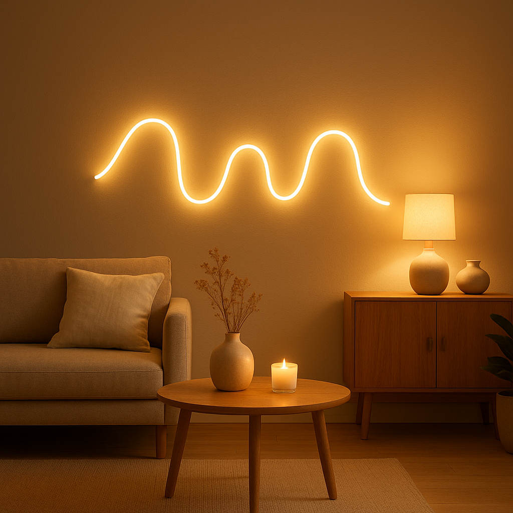 Lumière néon déco pour ambiance moderne et design intérieur personnalisé