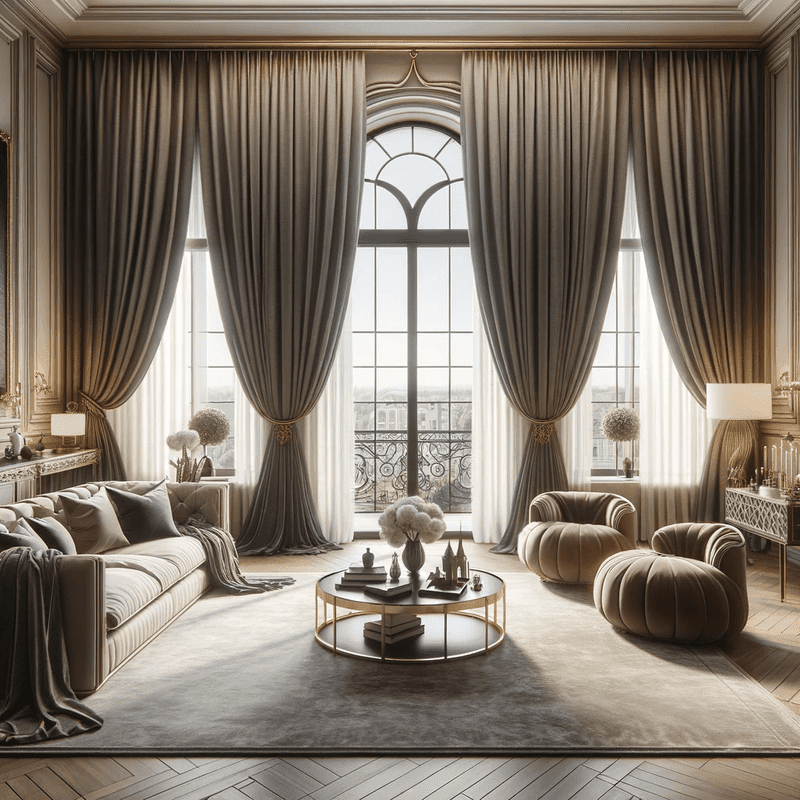 Des rideaux aux motifs variés, s'ouvrant sur une diversité de styles et d'ambiances pour habiller vos fenêtres avec élégance.