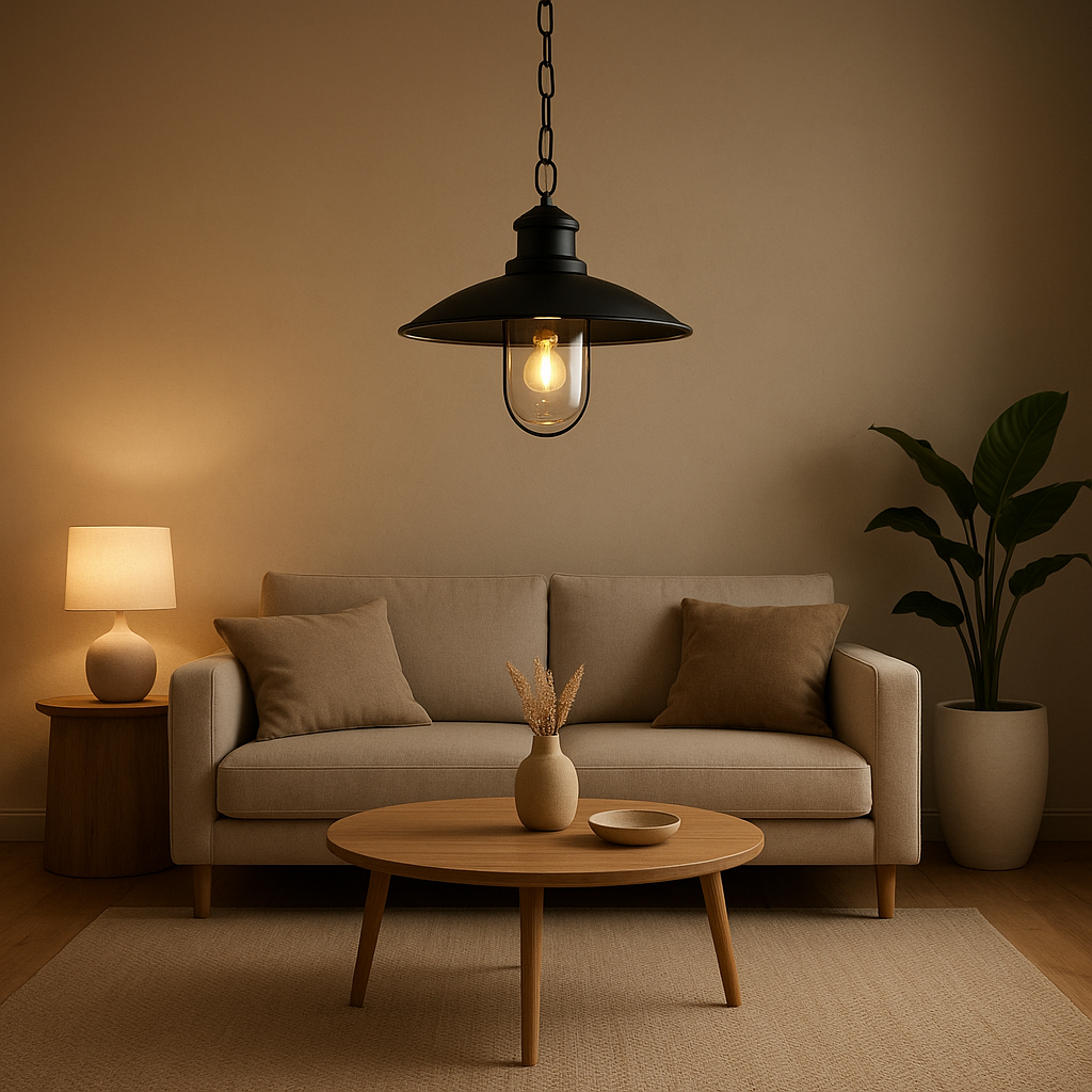 Suspension extérieure design pour éclairer et embellir votre terrasse ou jardin avec élégance.