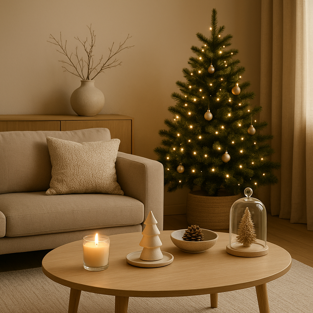 Décoration de Noël élégante pour une ambiance festive et chaleureuse dans votre intérieur