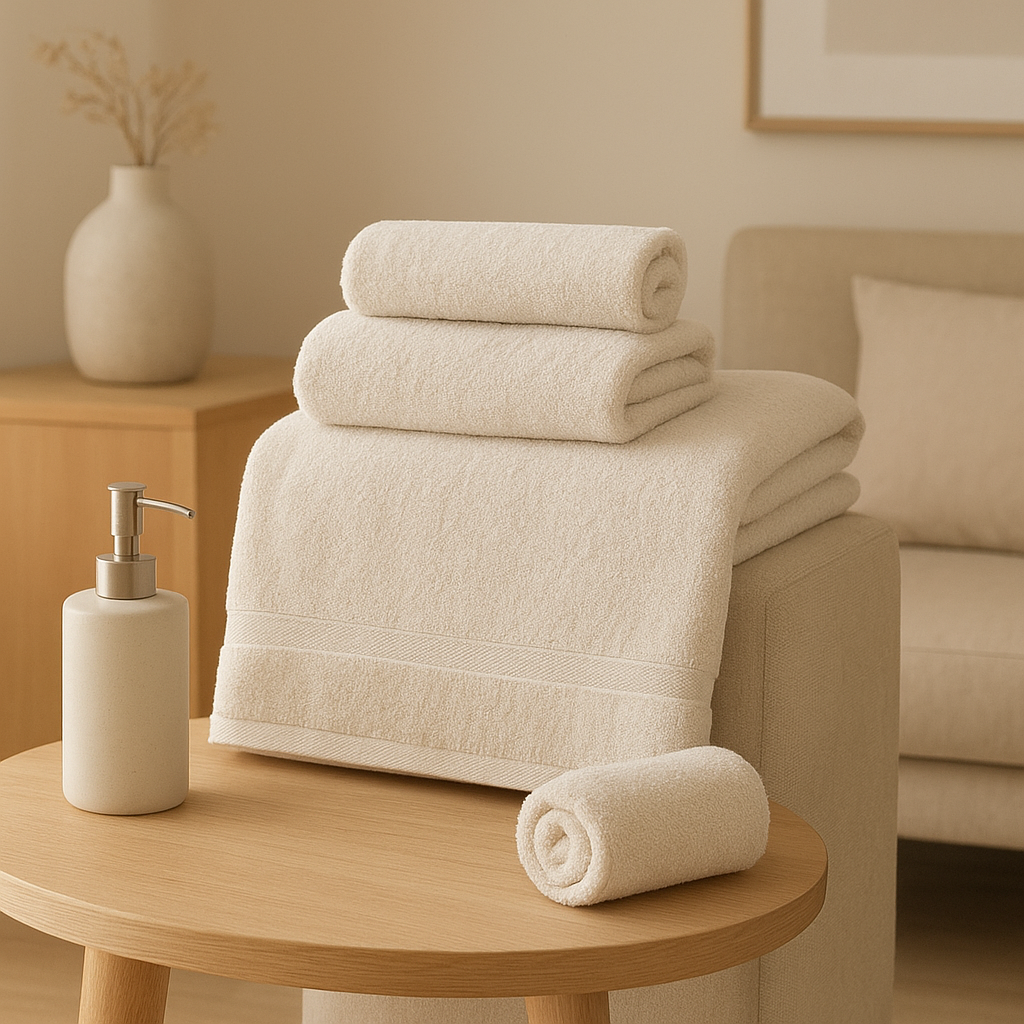 Range serviettes de salle de bain design pour une décoration intérieure élégante et pratique.