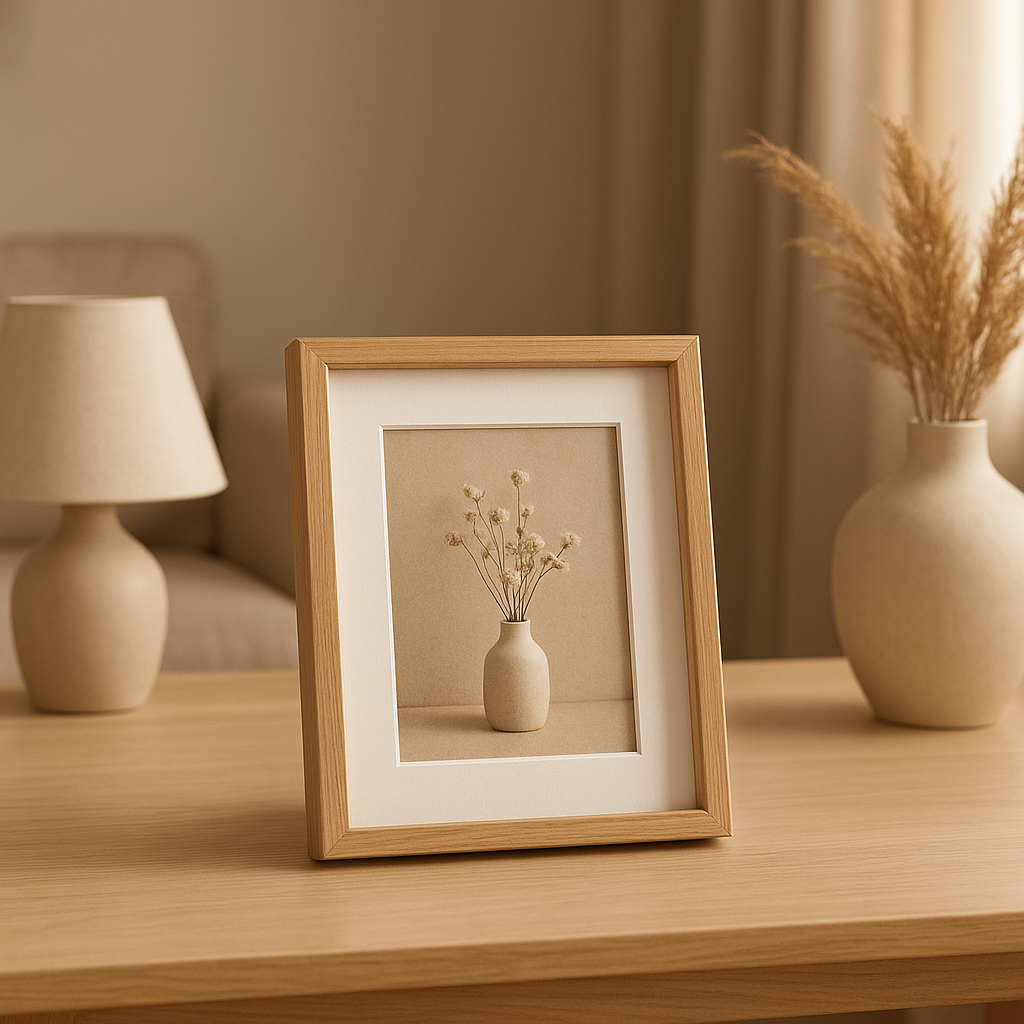 Cadre photo petit en bois naturel pour afficher vos souvenirs préférés