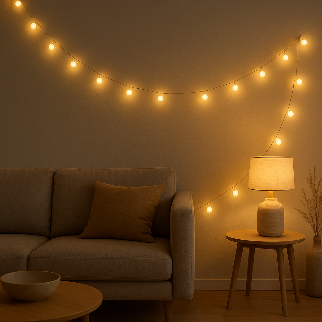 Guirlande lumineuse extérieure de 50 mètres pour décorer et illuminer votre jardin