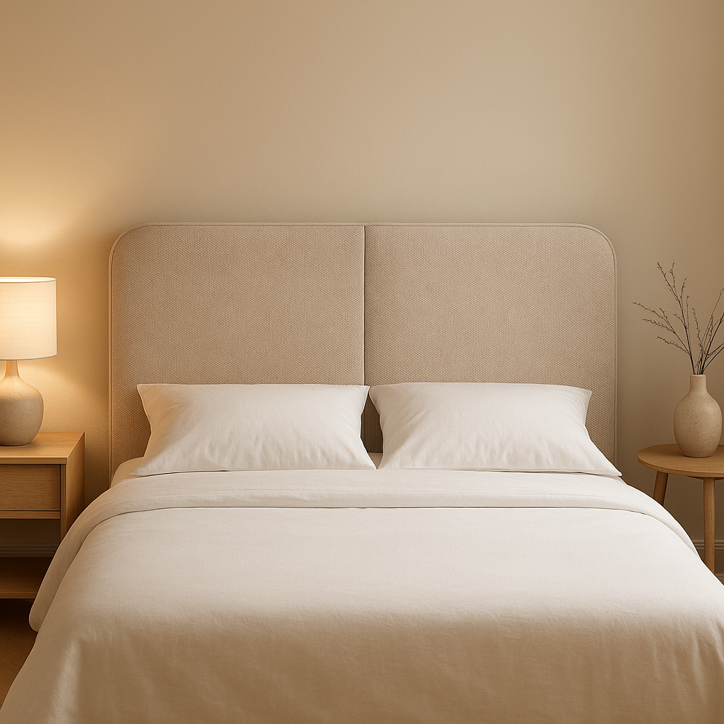 Dressing tête de lit design avec portes coulissantes et rangements intégrés pour la chambre