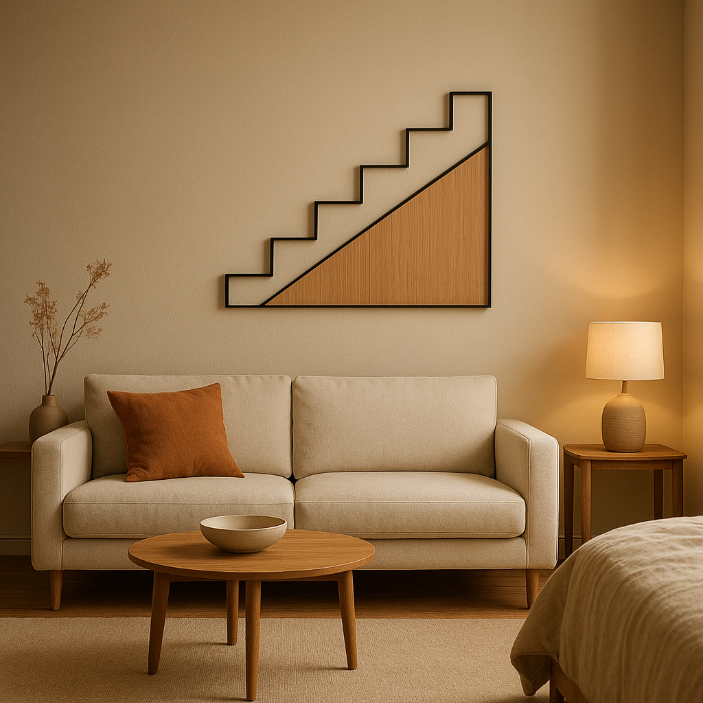 Décoration murale pour escalier, tableau moderne et design pour habiller votre cage d'escalier