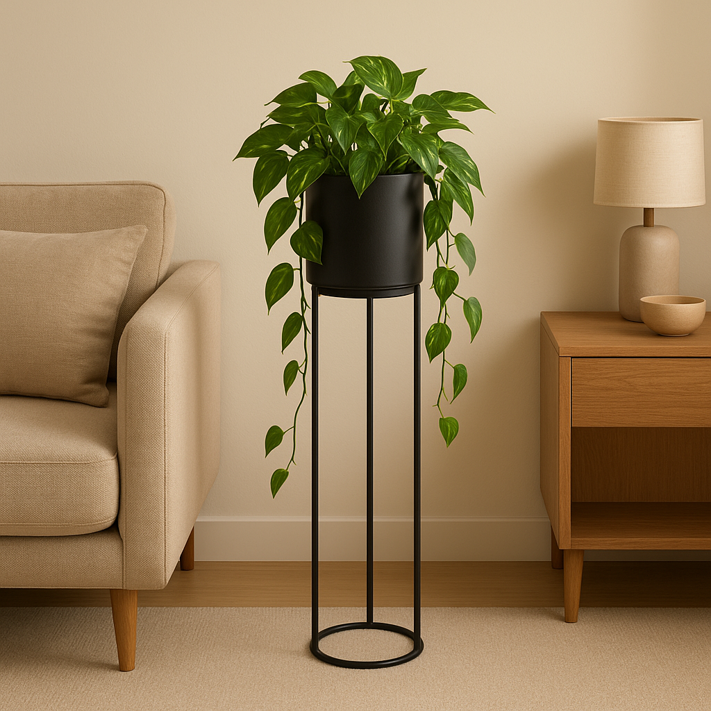 Étagère à plantes murale en métal pour décorer votre intérieur avec de la verdure