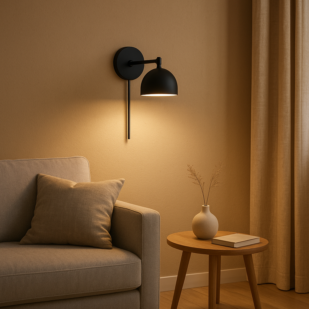 Applique murale design pour salon, éclairage d'ambiance moderne et élégant