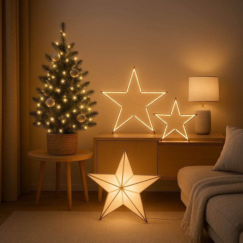 Décoration lumineuse de Noël extérieure pour embellir votre jardin et façade
