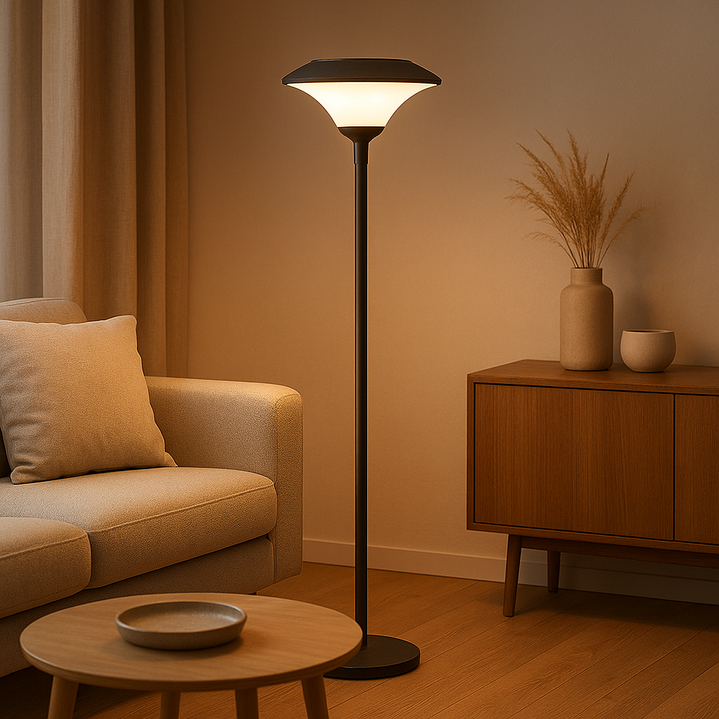 Lampe solaire extérieure puissante, éclairage LED autonome pour jardin et terrasse