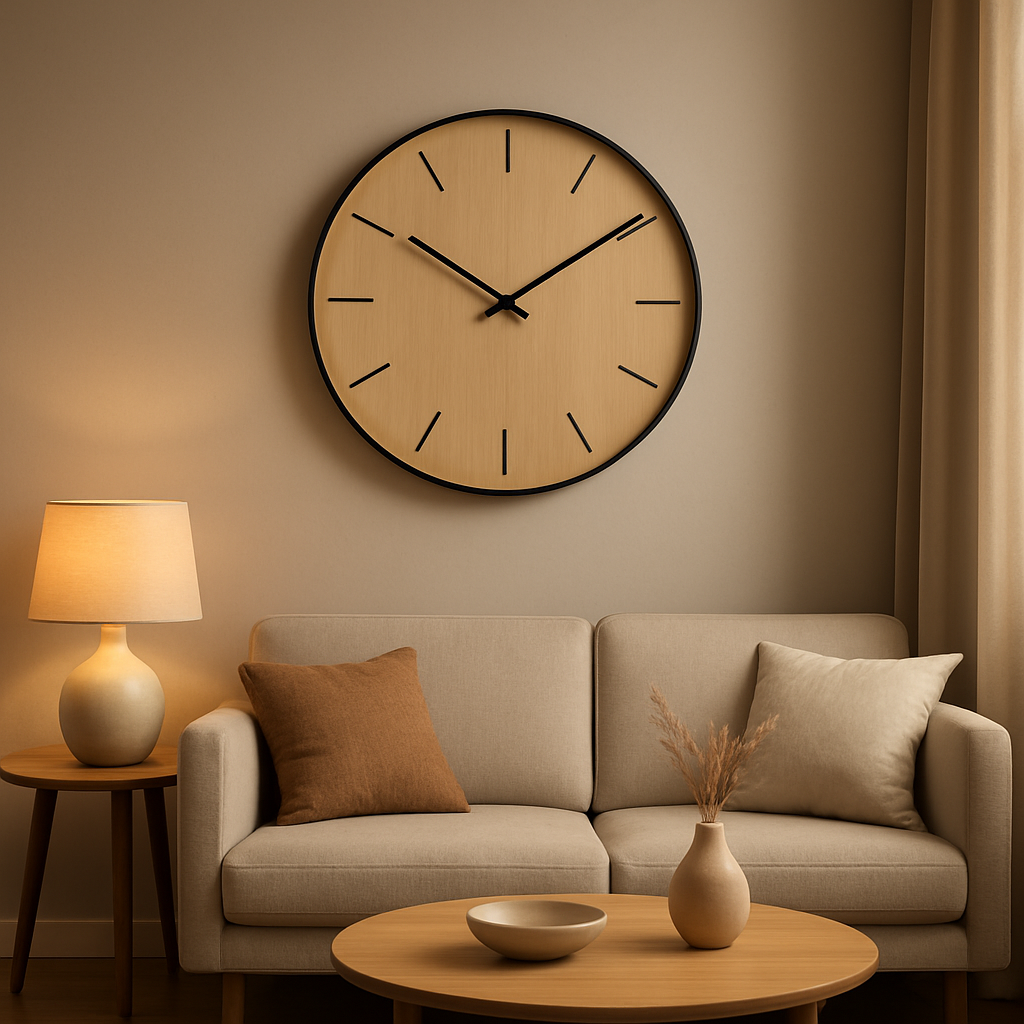 Horloge murale moderne design pour décorer votre intérieur avec élégance et contemporanéité