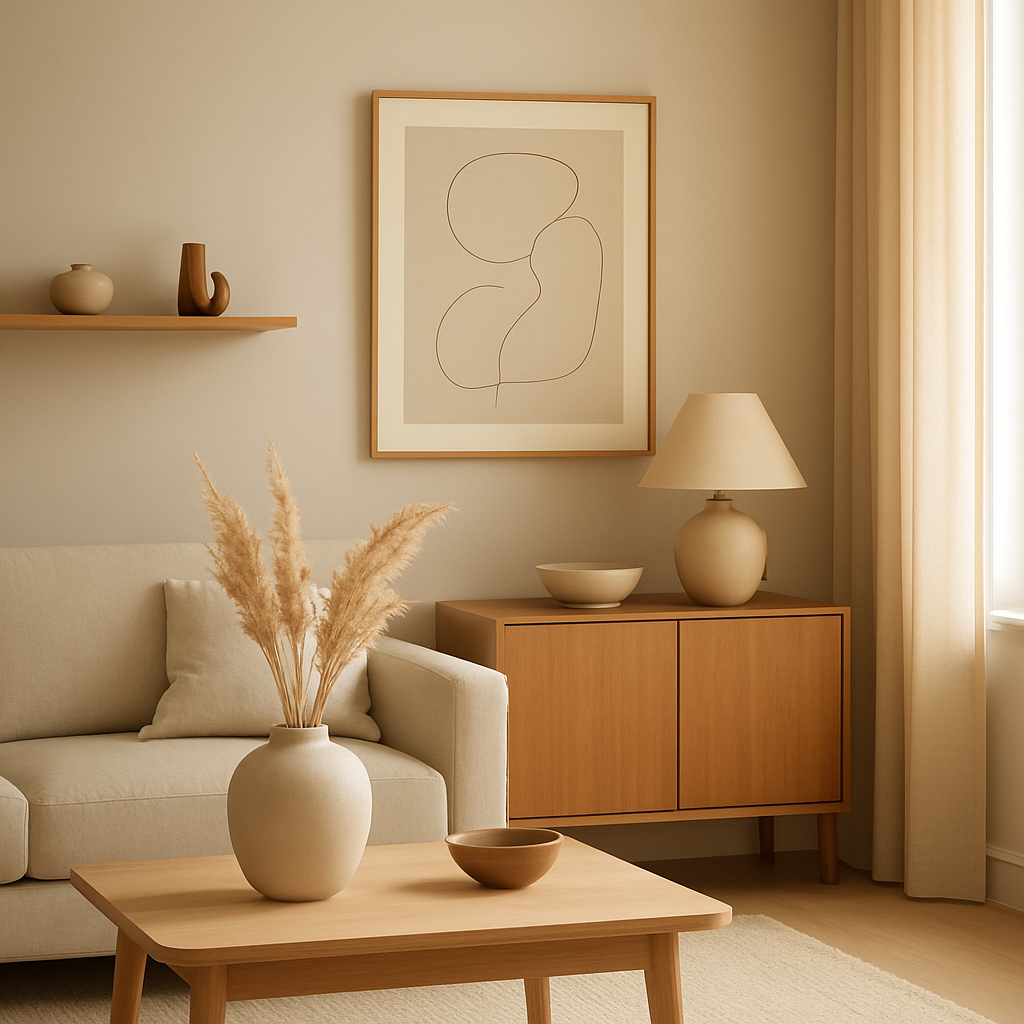 Décoration cuisine moderne avec des rangements élégants et un design épuré pour un intérieur contemporain