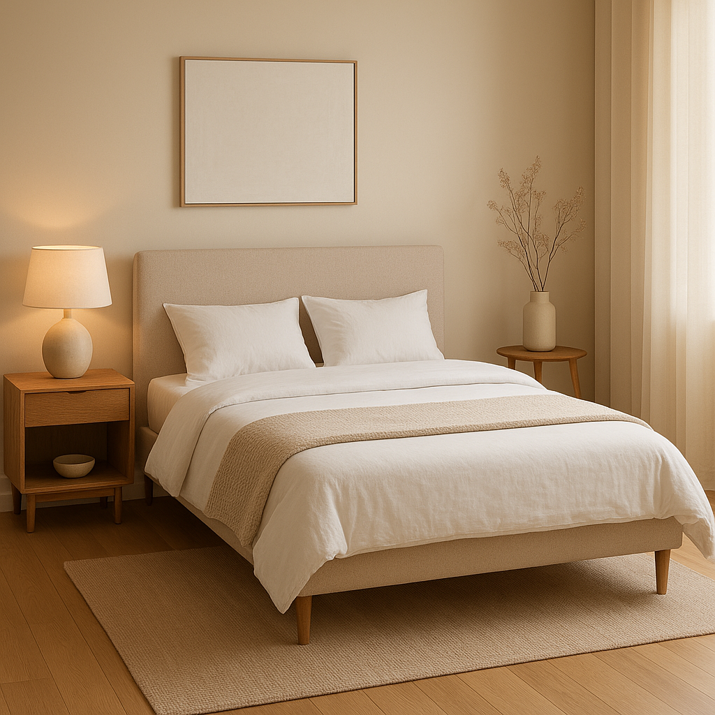 Tête de lit 90 en tissu capitonné, design moderne pour chambre à coucher élégante.