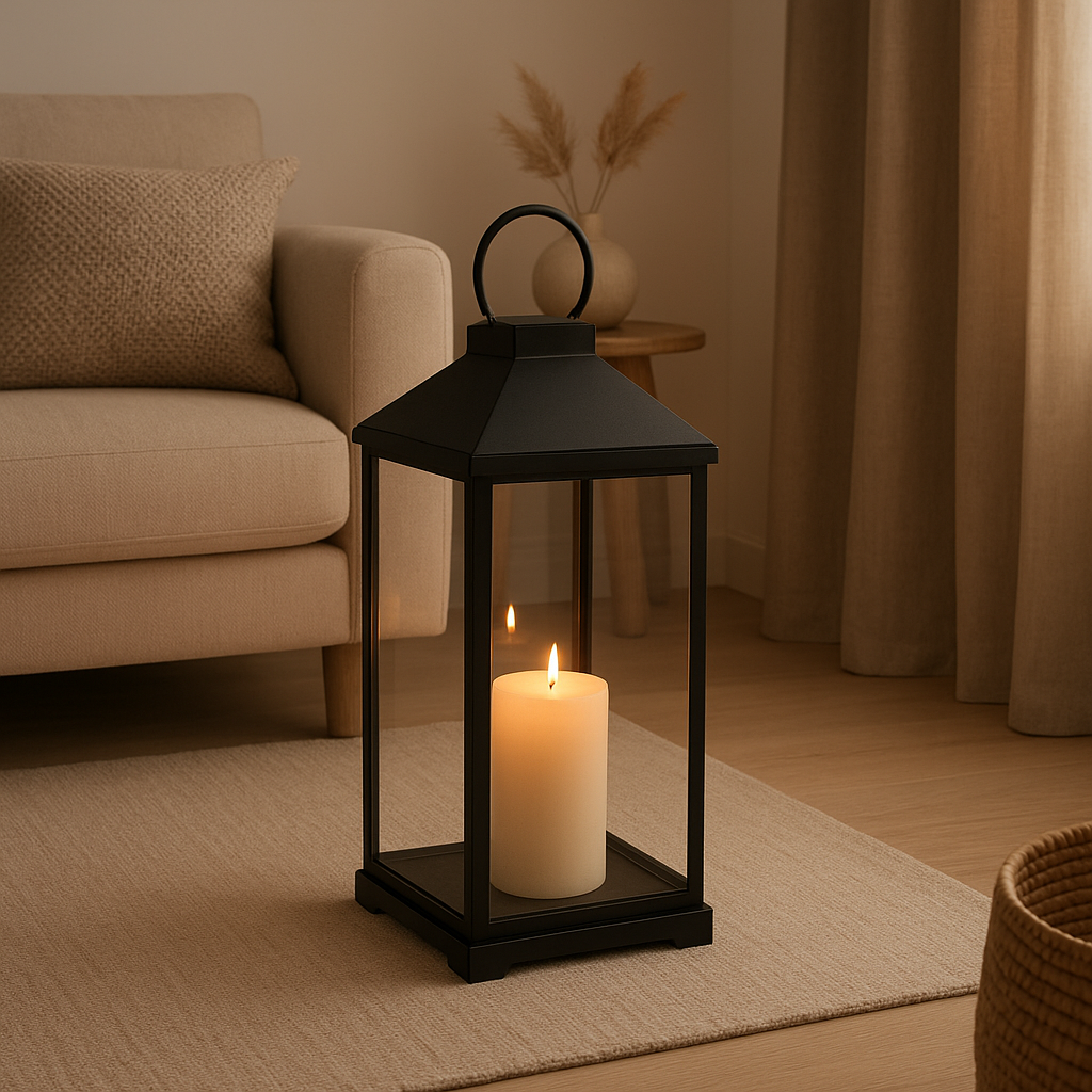 Lanterne extérieure à poser grande taille pour éclairer et décorer votre jardin