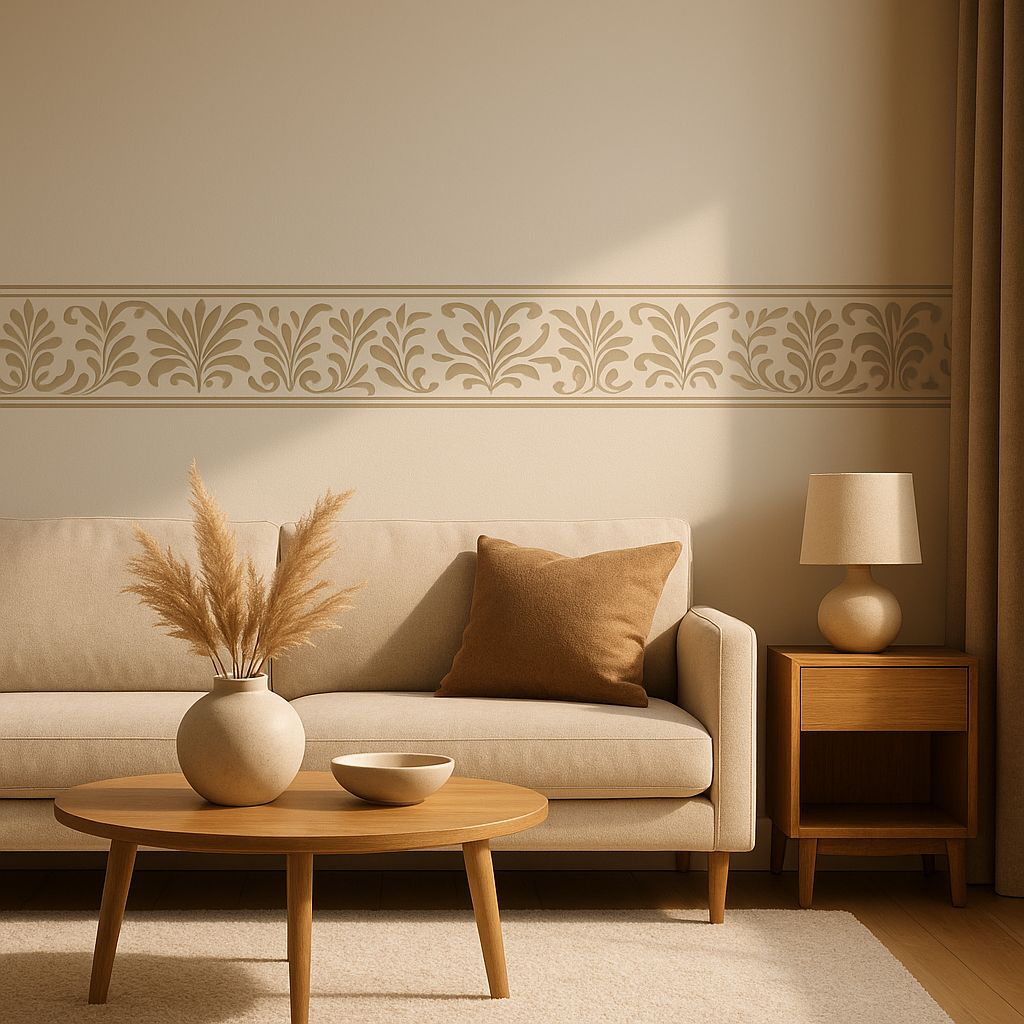 Frise adhésive murale décorative pour embellir votre intérieur avec style