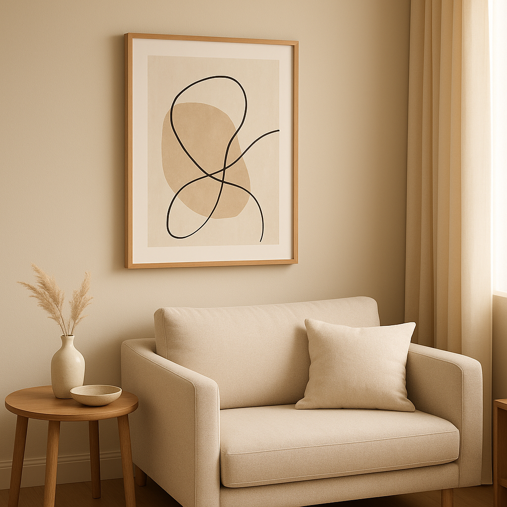 Tableau déco chambre moderne pour embellir votre espace de repos et d'intimité
