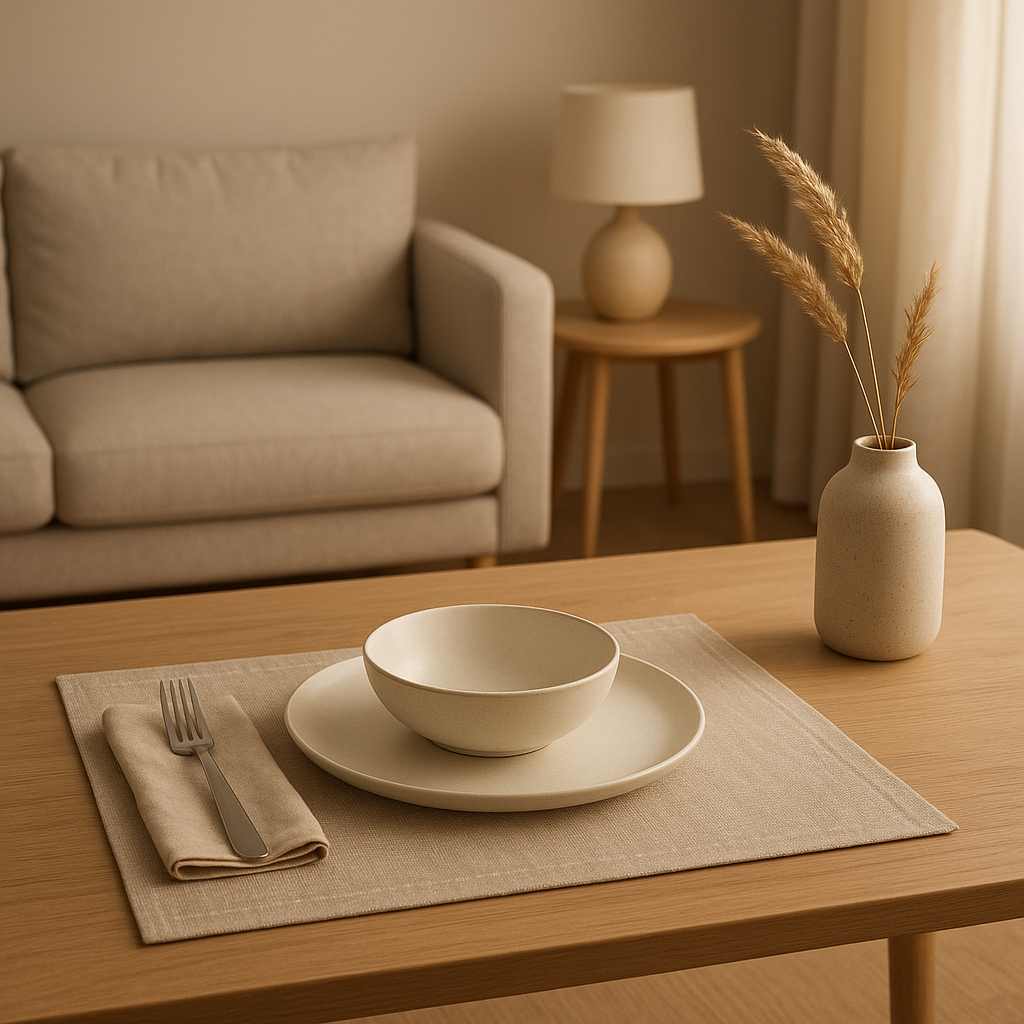 Set de table en tissu décoratif pour protéger et embellir votre table à manger