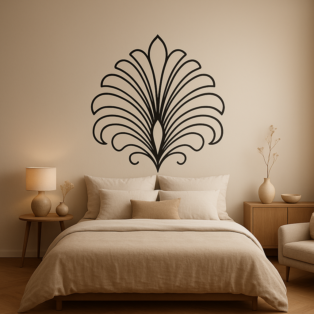 Tête de lit en stickers design pour personnaliser votre chambre à coucher