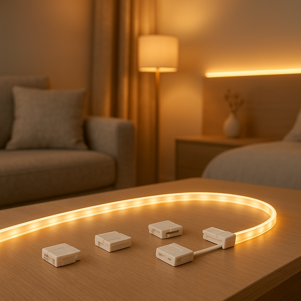 Connecteurs pour ruban LED : raccords et prolongateurs pour éclairage personnalisé