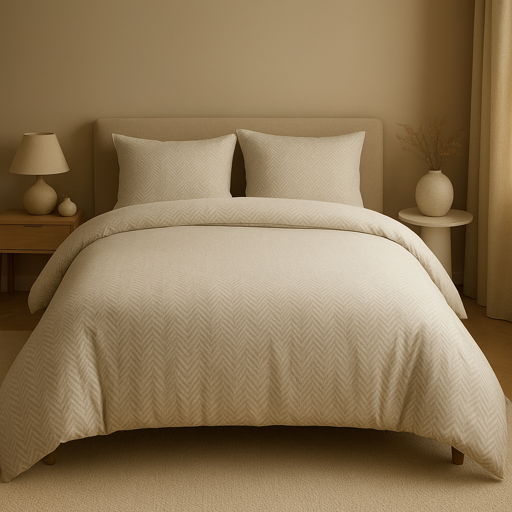 Housse de couette 3 Suisses en coton pour une chambre paisible et confortable