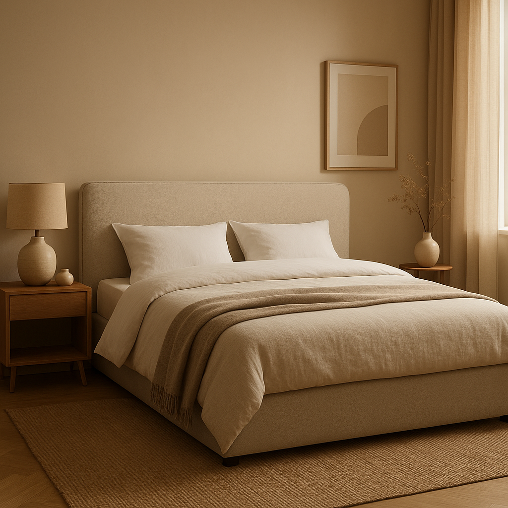 Tête de lit 160 cm en tissu, design moderne et tête de lit capitonnée pour votre chambre.