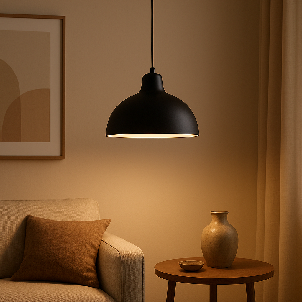 Suspension luminaire noir design pour éclairer votre intérieur avec élégance