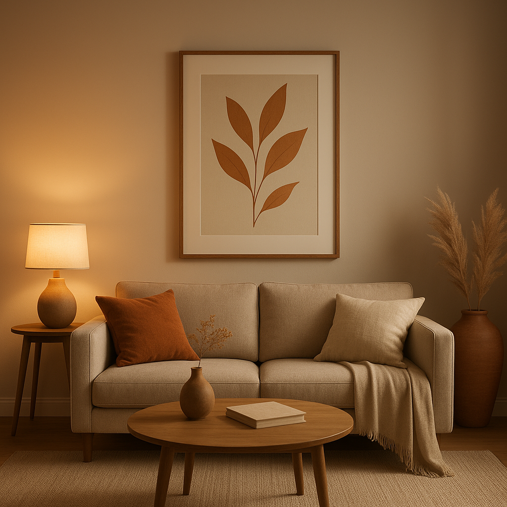 Décoration murale moderne pour chambre adulte, tableau abstrait élégant et apaisant