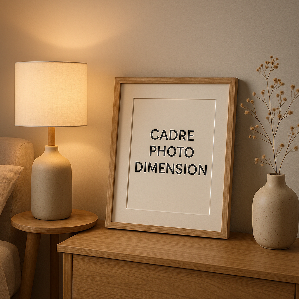 Cadre photo dimension personnalisable pour afficher vos souvenirs en grand format